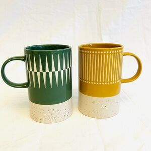 Retro Danica Heirloom Etch Mugs Set of 2